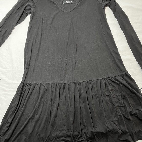 Michael Lauren black A line tricot jersey tunic dress Size Medium - Picture 5 of 5